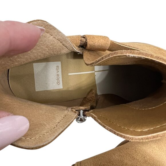 Dolce Vita Nonce Suede Ankle Slip on Booties women's size 9.5 - Picture 6 of 8